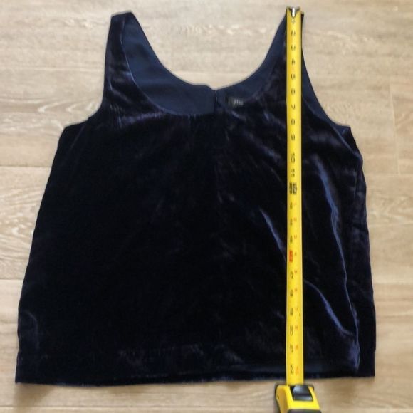 J. Crew Velvet Tank Top - Navy - 4 - Picture 9 of 10